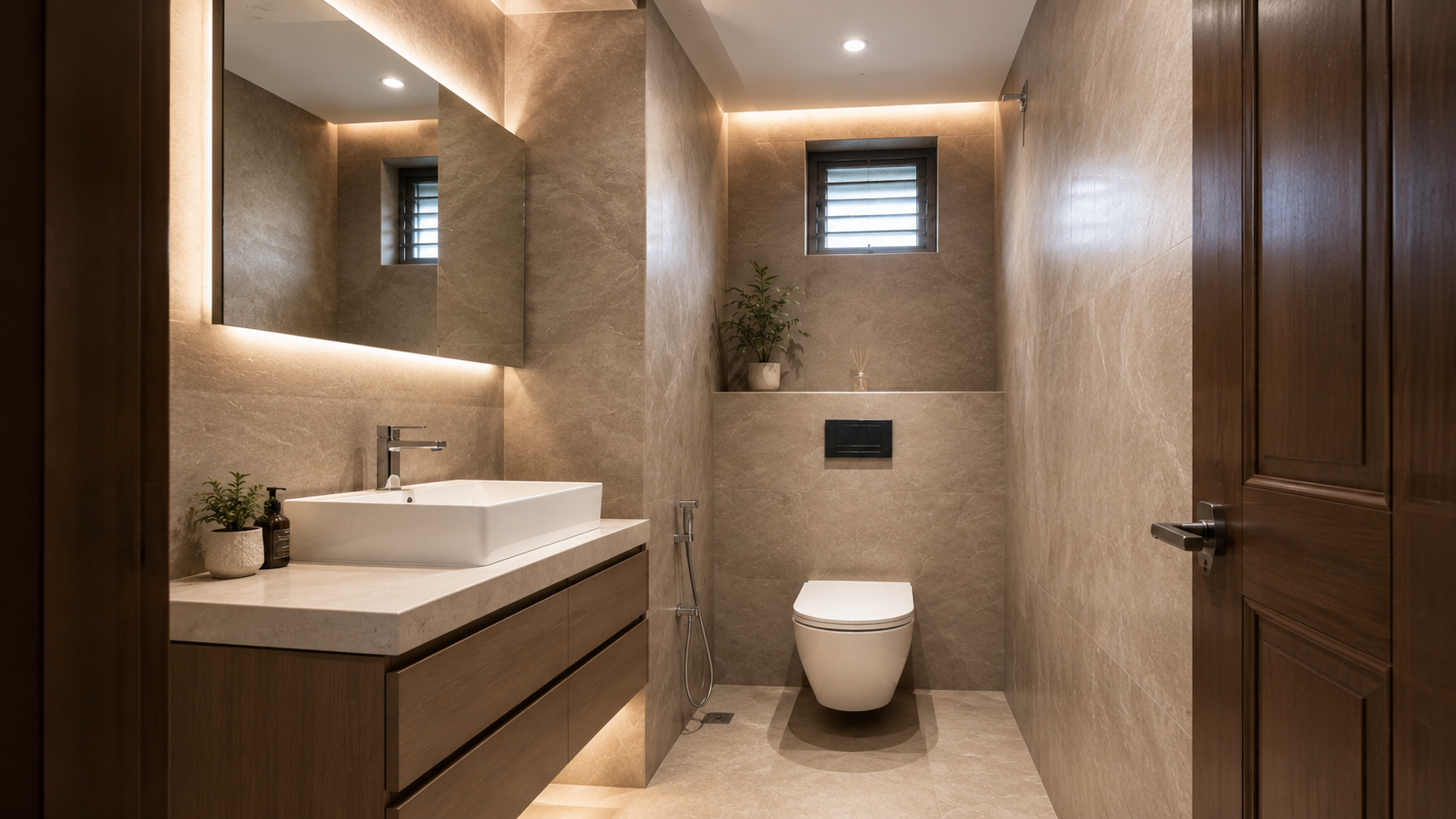 Concept Bathroom Renovation Transformation